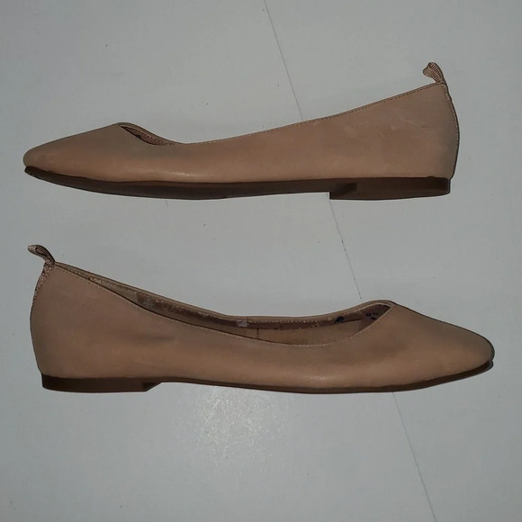 Lucky Brand Destrein2 Leather Ballet Flats Dusty Sand Women’s Size 7 - Picture 5 of 11